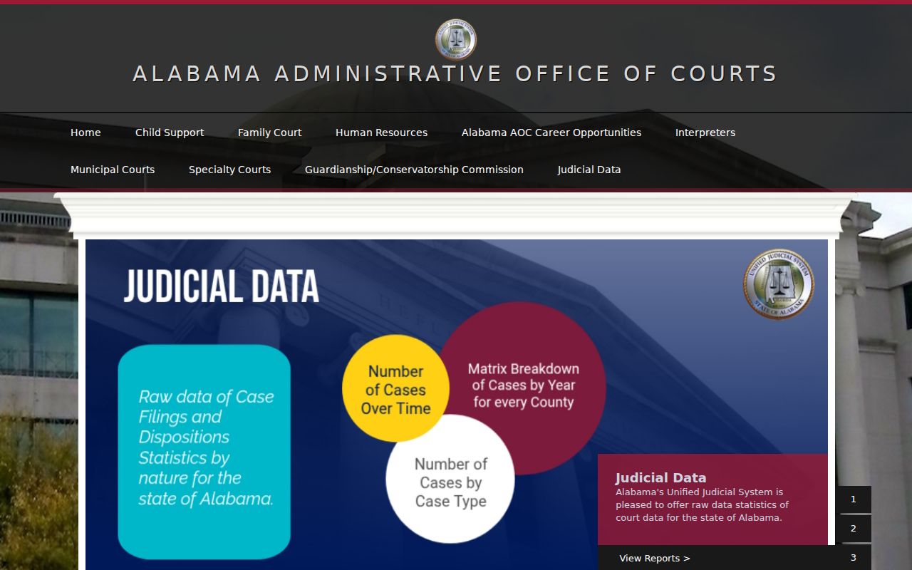 Pike County court docket links from the Alabama court system